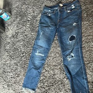 J crew rip jeans